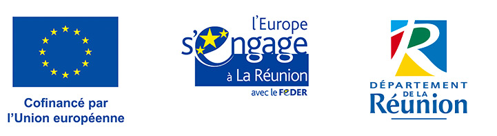 Logos Europe - Feder - Département Réunion