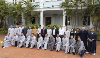 L'une des meilleures troupes de Kung-Fu chinois et des arts martiaux de Shaolin a visité la Villa du Département.