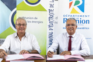 Maurice Gironcel et Cyrille Melchior signent la convention partenariale