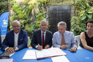 Signature de la déclaration « Pour construire l’avenir solidaire de La Réunion »