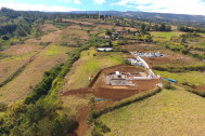 Vue aérienne du site à Colimaçons